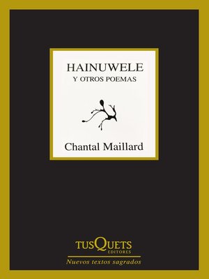 cover image of Hainuwele y otros poemas